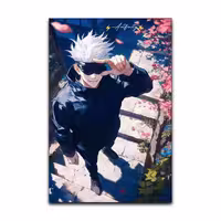 تابلو شاسی گوفی انیمه جوجوتسو کایزن مدل گوجو ساتورو Gojo Satoru Jujutsu Kaisen Anime کد SAKURA21 | دنیای قاب