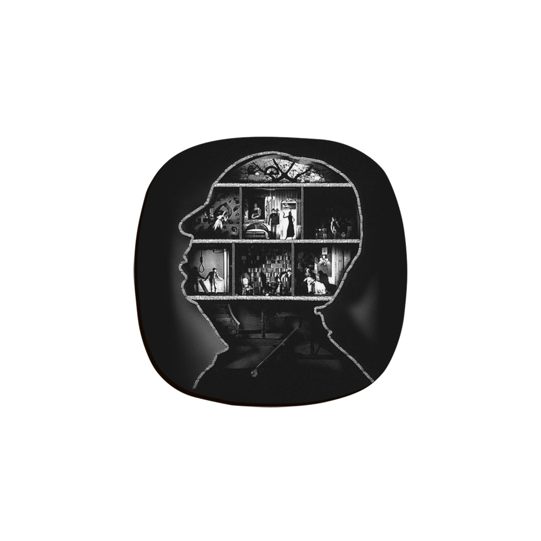 زیر لیوانی ترمه طراحان ایده مدل معمای هیچکاک کد cfp1244