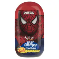 شامپو بچه اکتیو مدل Spider Man مقدار 280 گرم