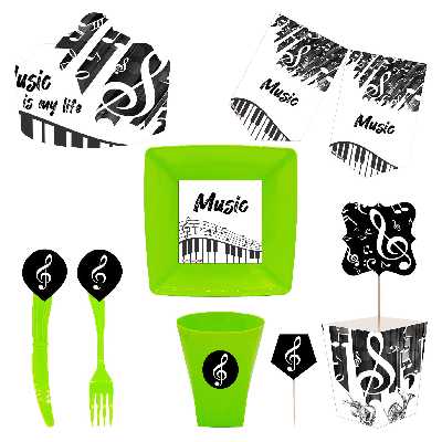  مجموعه 72 عددی تم تولد طرح موسیقی کلاسیک