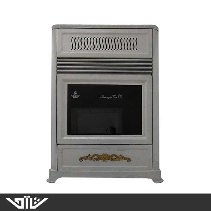 بخاری گازی شارق توس 8000 مدل هیوا سفید