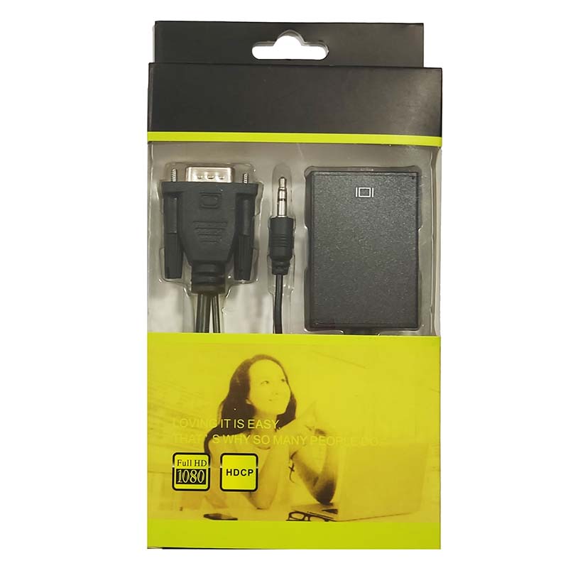 تبدیل VGA To HDMI Audio Cable پک سبز