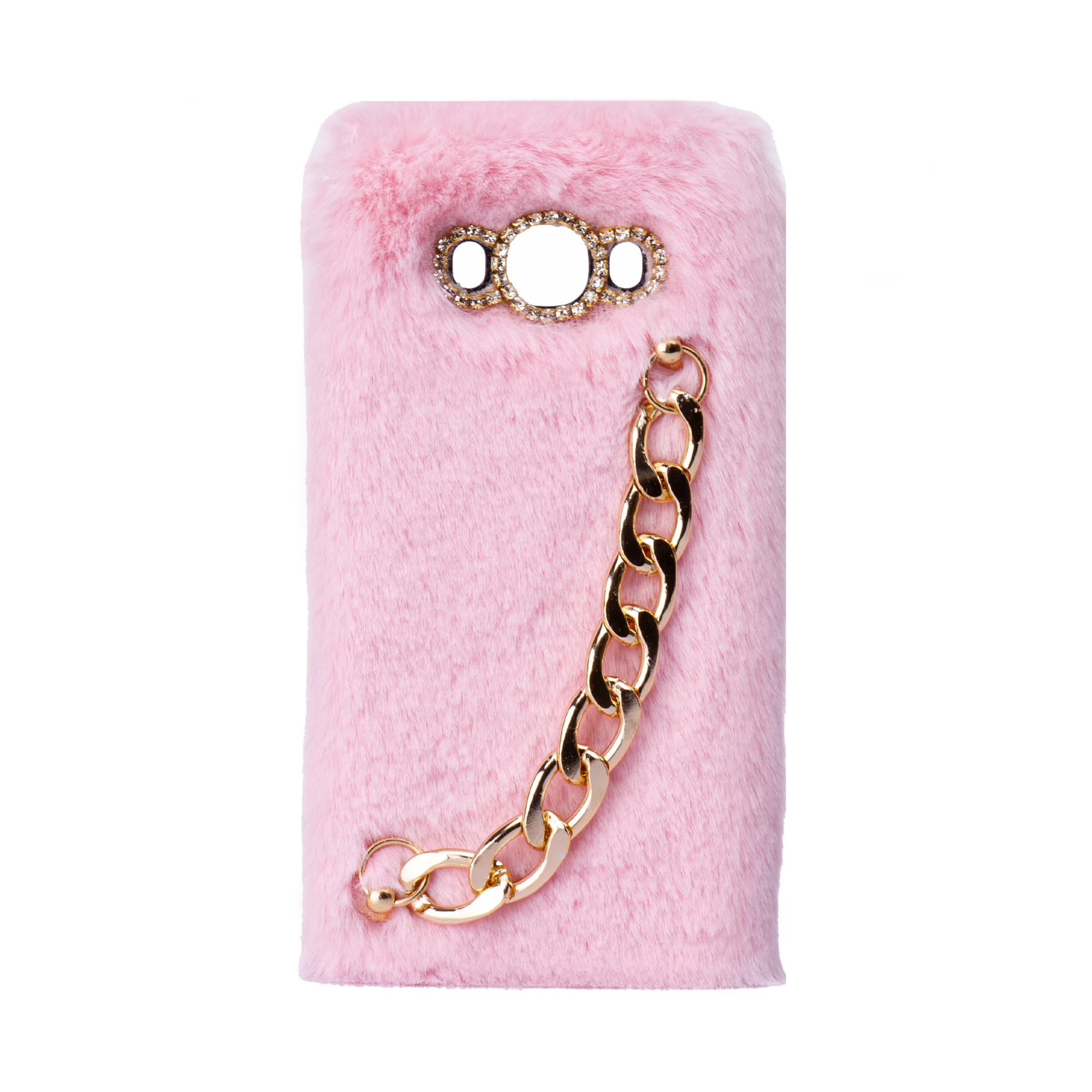 کاور طرح دخترانه دستبندی مدل خزدار پشمالو زنجیردار مناسب برای گوشی سامسونگ Galaxy J7 2016 / J710