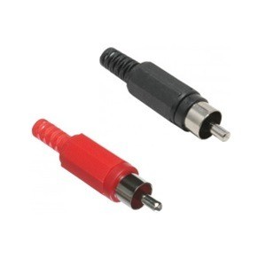 فیش AV پلاستیکی قرمز