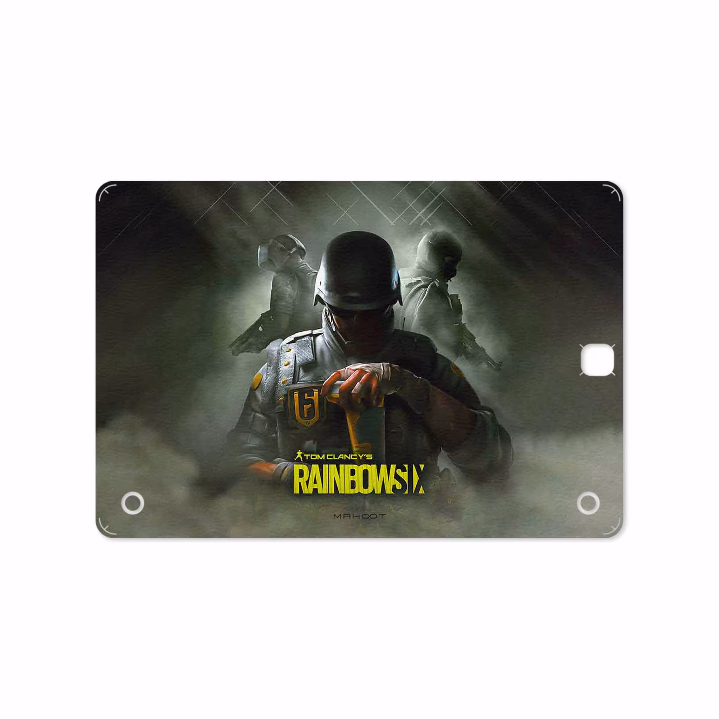 برچسب پوششی ماهوت مدل Rainbow-Six-Game مناسب برای تبلت سامسونگ Galaxy Tab A 9.7 2015 T550