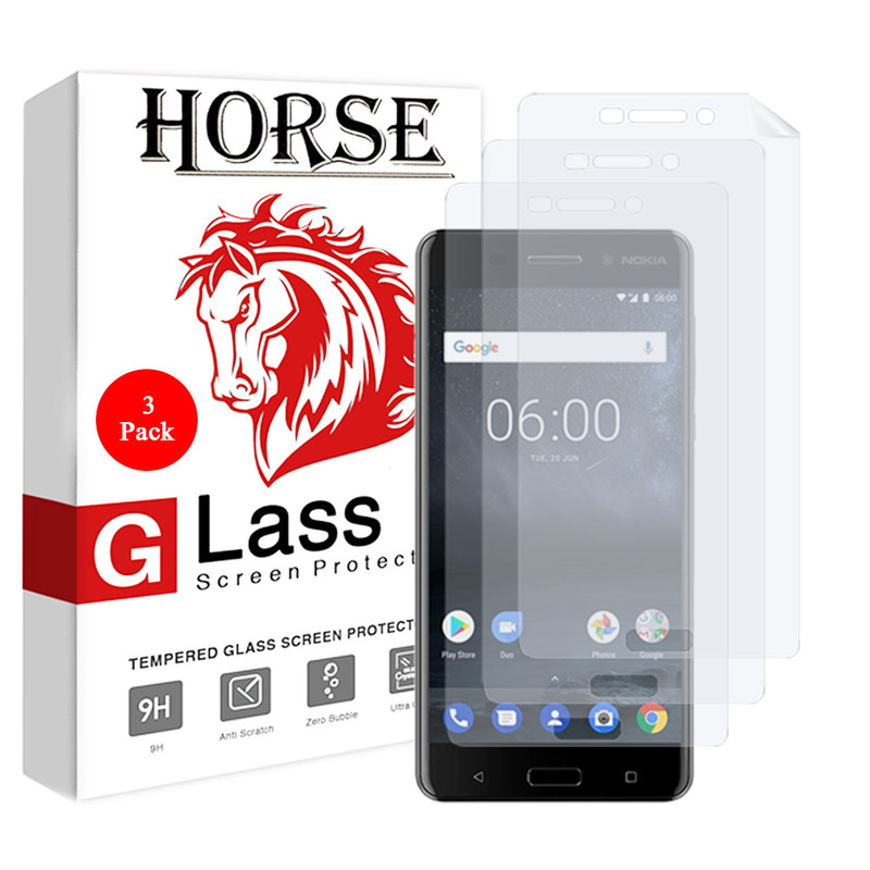 محافظ صفحه نمایش نانو هورس مدل FSN مناسب برای گوشی موبایل نوکیا 6 بسته سه عددی | کالا برتری