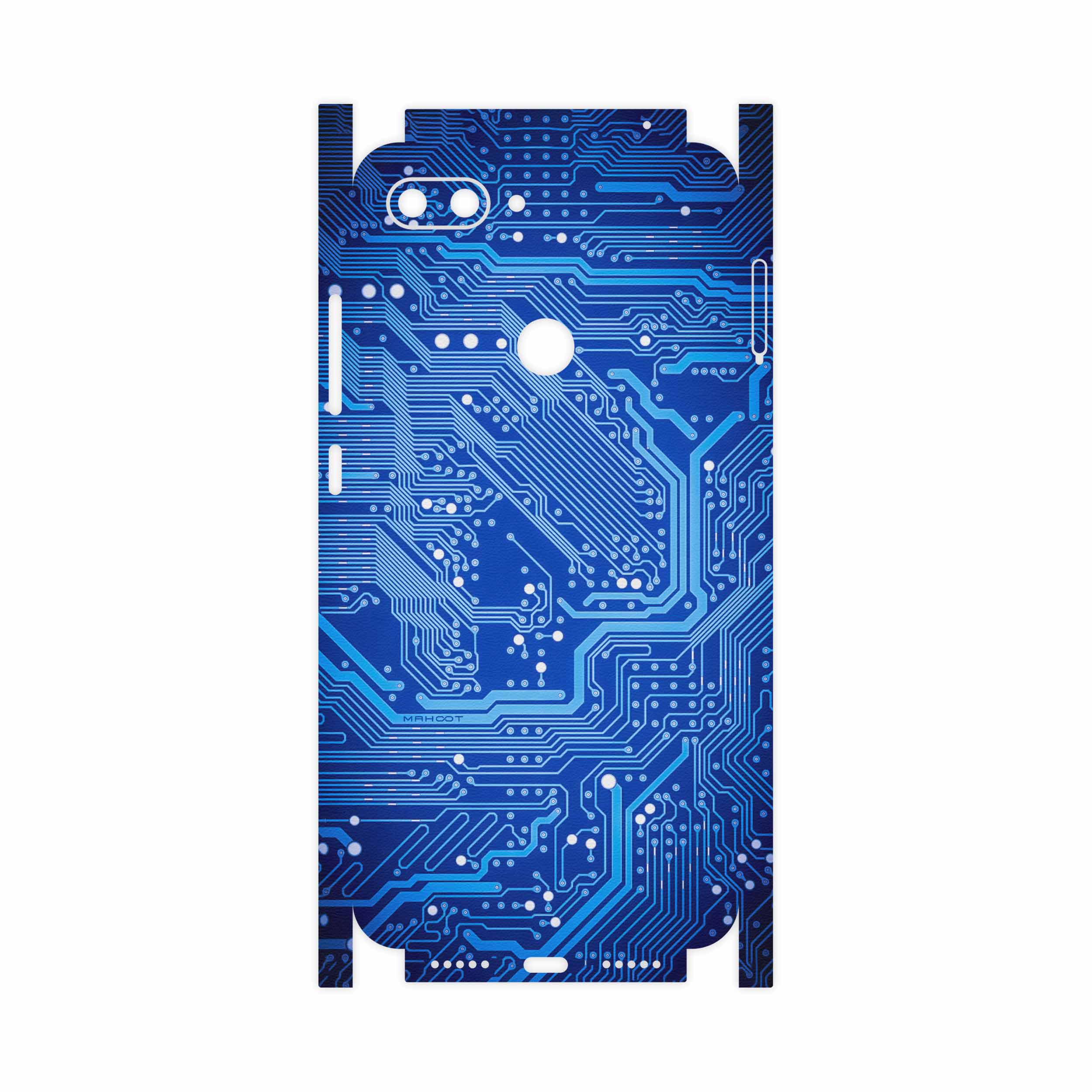 برچسب پوششی ماهوت مدل Blue Printed Circuit Board-FullSkin مناسب برای گوشی موبایل شیائومی Mi 8 Lite