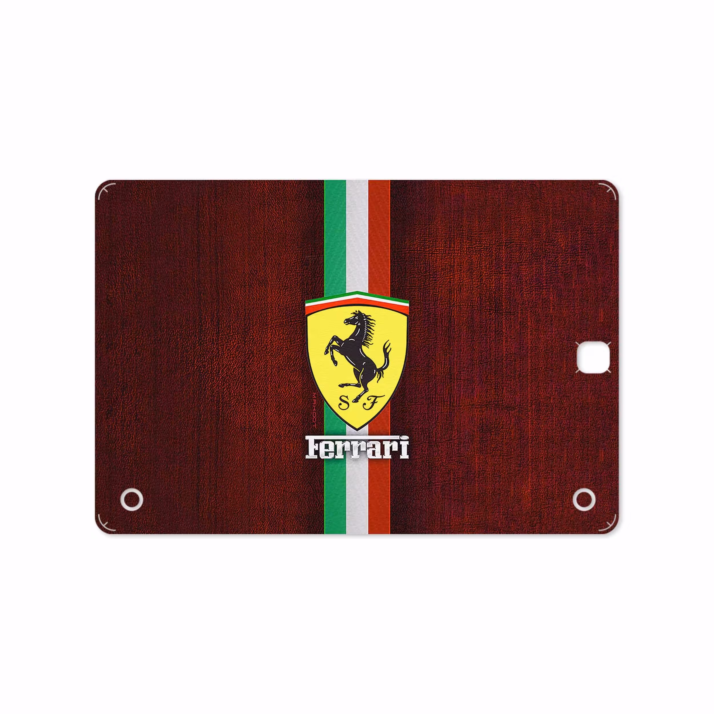 برچسب پوششی ماهوت مدل Ferrari مناسب برای تبلت سامسونگ Galaxy Tab A 9.7 2015 T550
