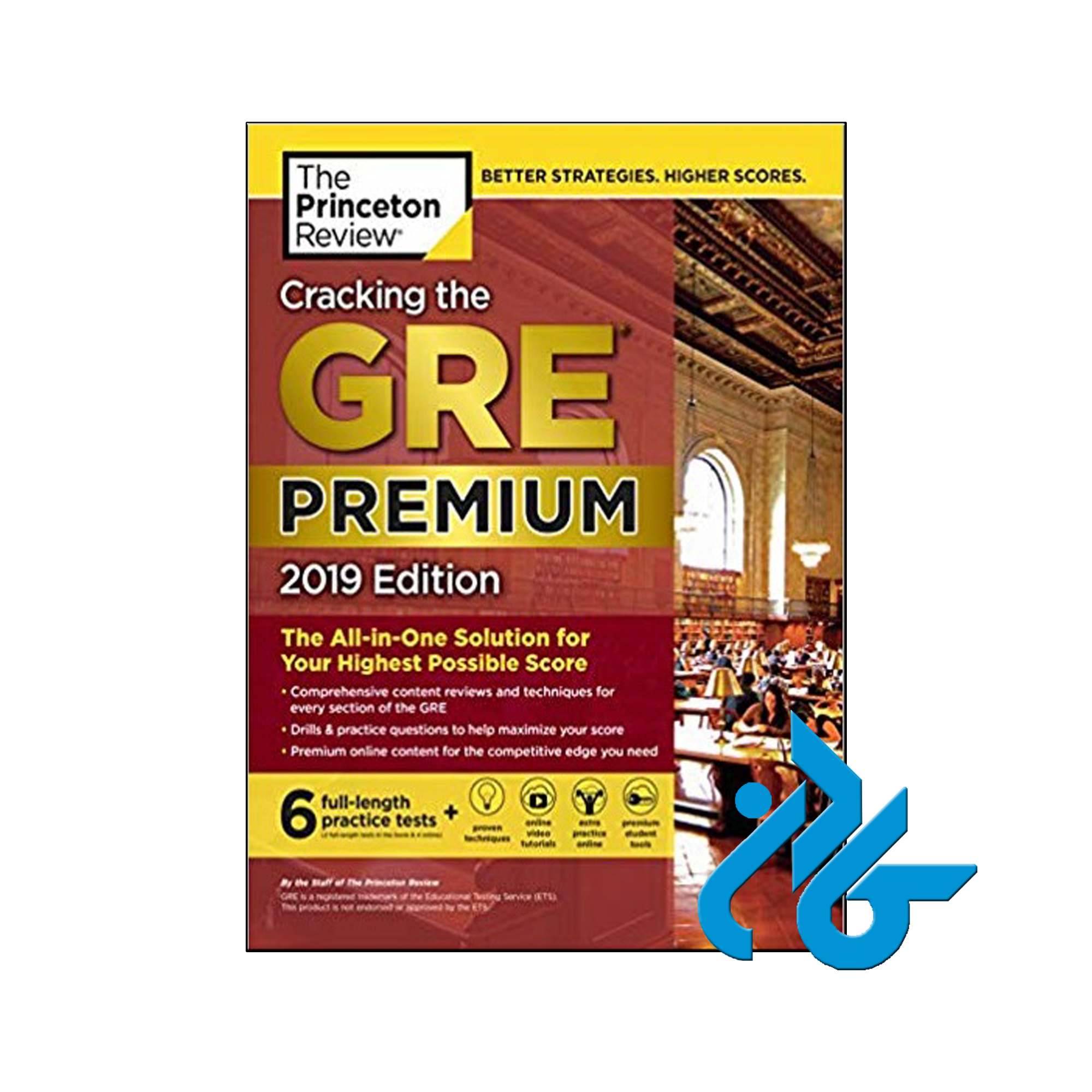 خرید کتاب کرکینگ د جی آر ای پرمیوم ادیشن ویت 6 پرکتیس تستس 2019 ، فروشگاه کـــادن