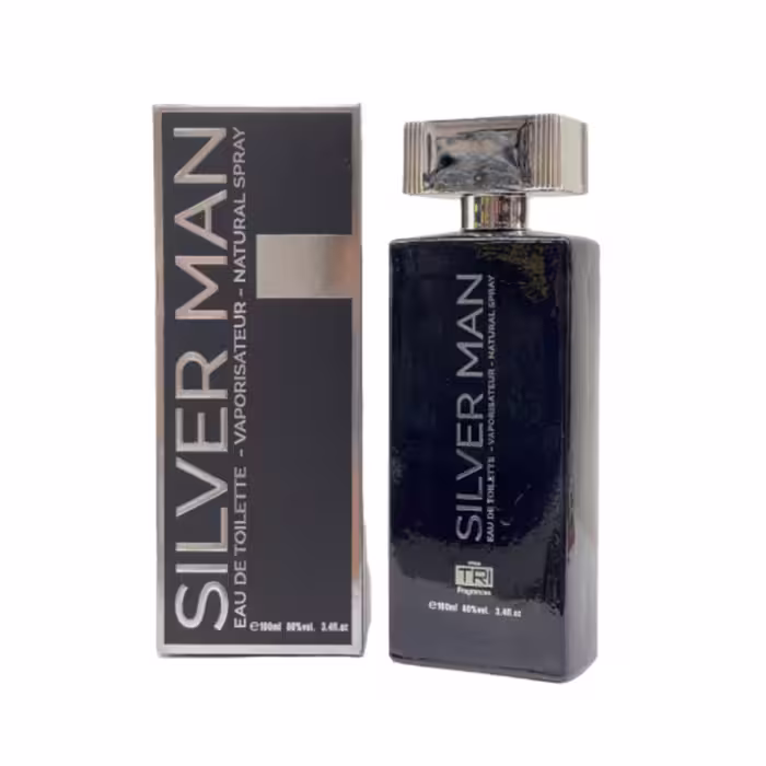 ادو تویلت مردانه  تی آر آی مدل SILLVER MAN حجم 100 میلی لیتر