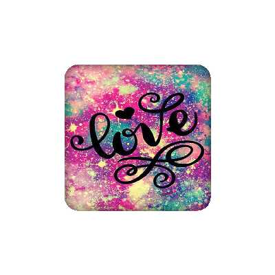 زیرلیوانی طرح Live کد 257