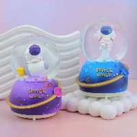 گوی فانتزی موزیکال 12 سانت طرح فضانورد G4324