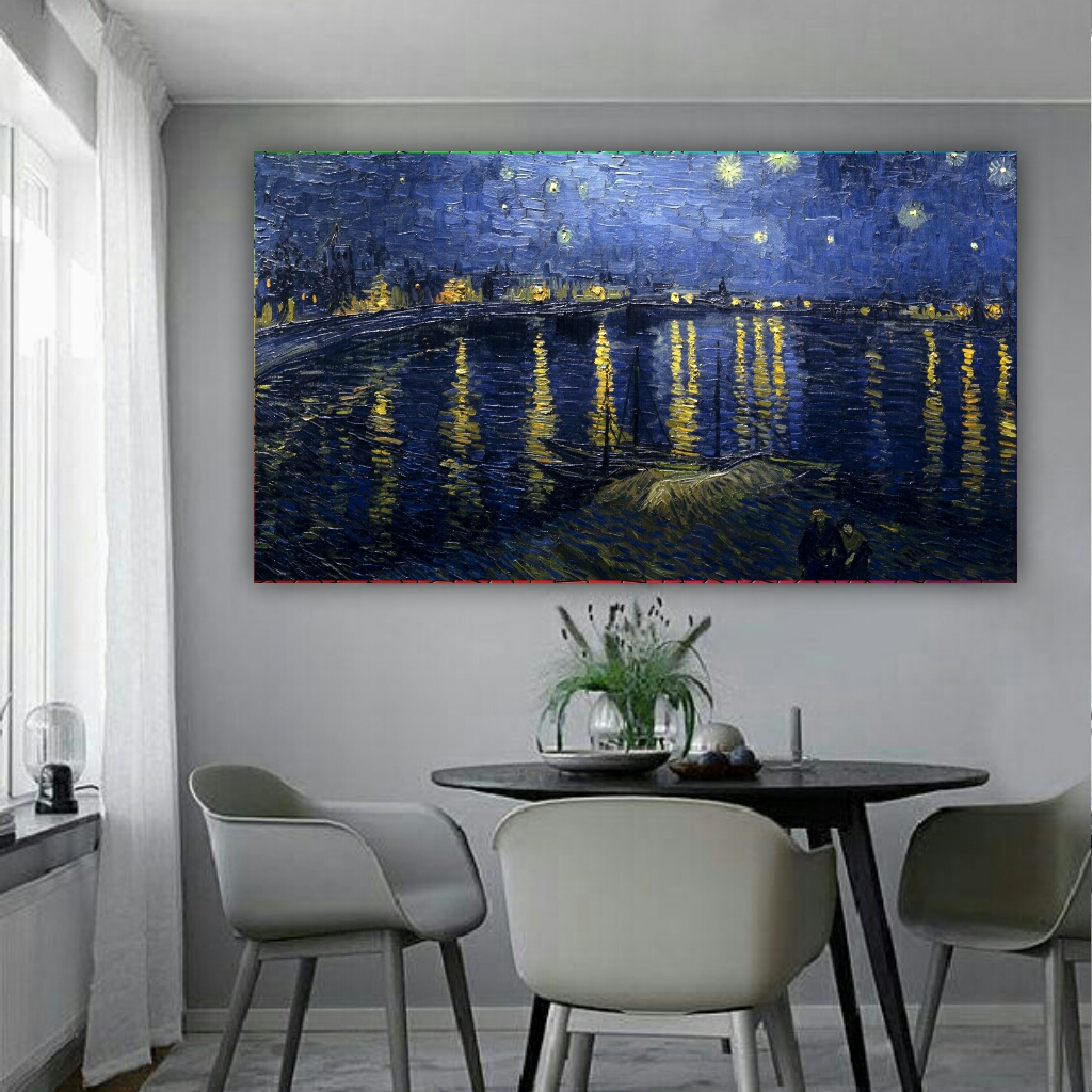 تابلو بوم طرح منظره کدBH614