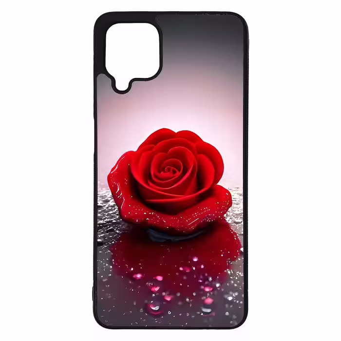 کاور طرح گل رز کد G-024 مناسب برای گوشی موبایل سامسونگ Galaxy A12 / A12 5G | دیجی قاب دونی