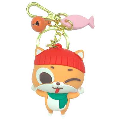 جاکلیدی مدل گربه سیلیکونی سرما