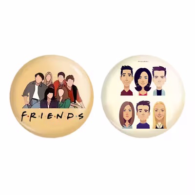 پیکسل خندالو مدل سریال فرندز Friends کد 39153913 مجموعه 2 عددی