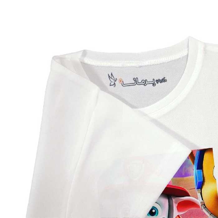 تی شرت بچگانه پرمانه طرح سگ های نگهبان کد pmt.5872