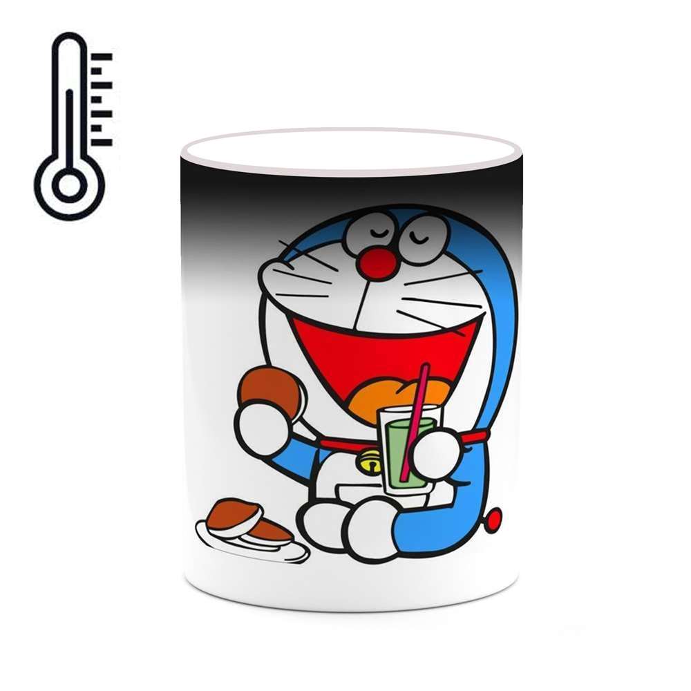 ماگ حرارتی کاکتی طرح کارتون Doraemon مدل mgh22545