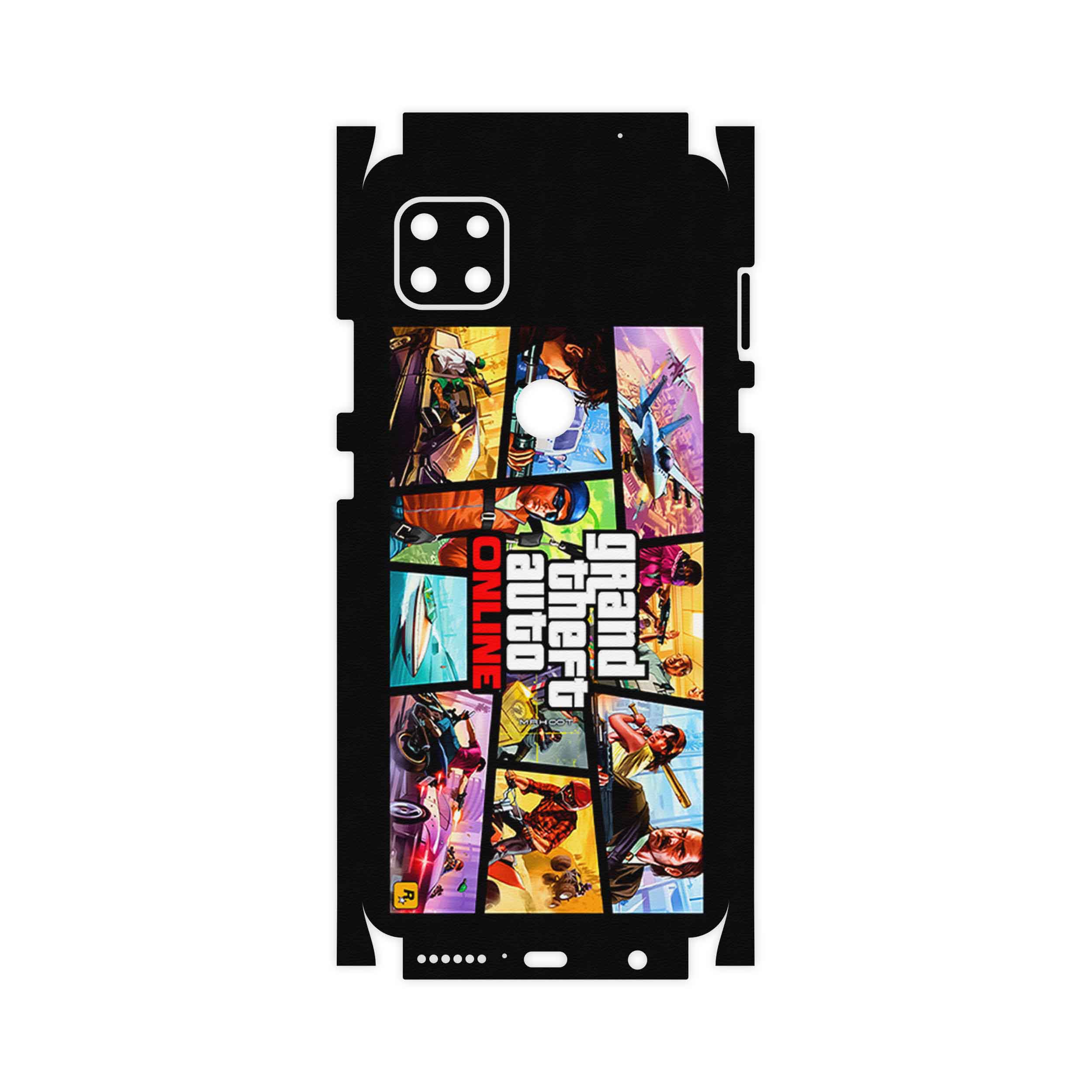 برچسب پوششی ماهوت مدل GTA Online Game Series-FullSkin مناسب برای گوشی موبایل موتورولا MOTO G 5G