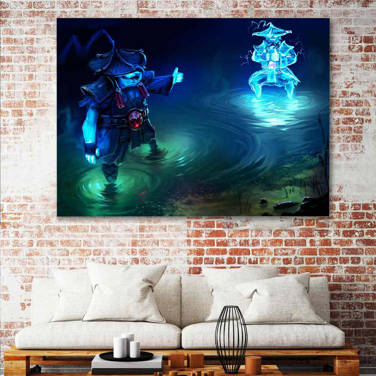 تابلو شاسی گالری استاربوی طرح Storm Spirit مدل Dota 2 کد 014