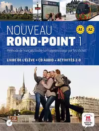 کتاب فرانسوی Nouveau Rond-Point 1 A1A2  Livre   CAHIER   CD AUDIO (رنگی)