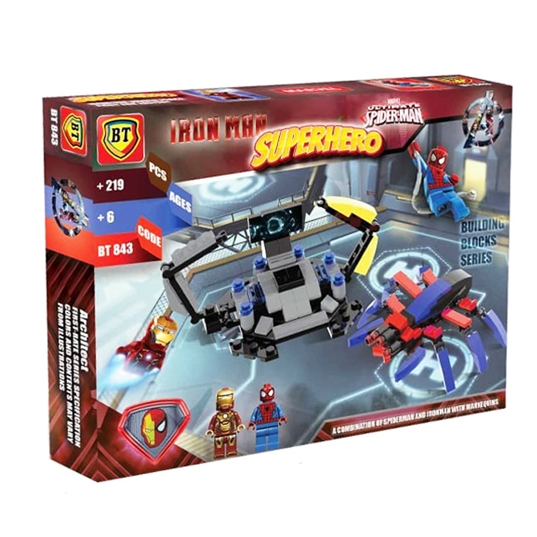 ساختنی مدل دو شخصیتی اسپایدرمن و آیرون من