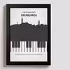 تابلو مدل فیلم casablanca BL036