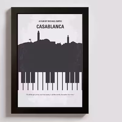 تابلو مدل فیلم casablanca BL036