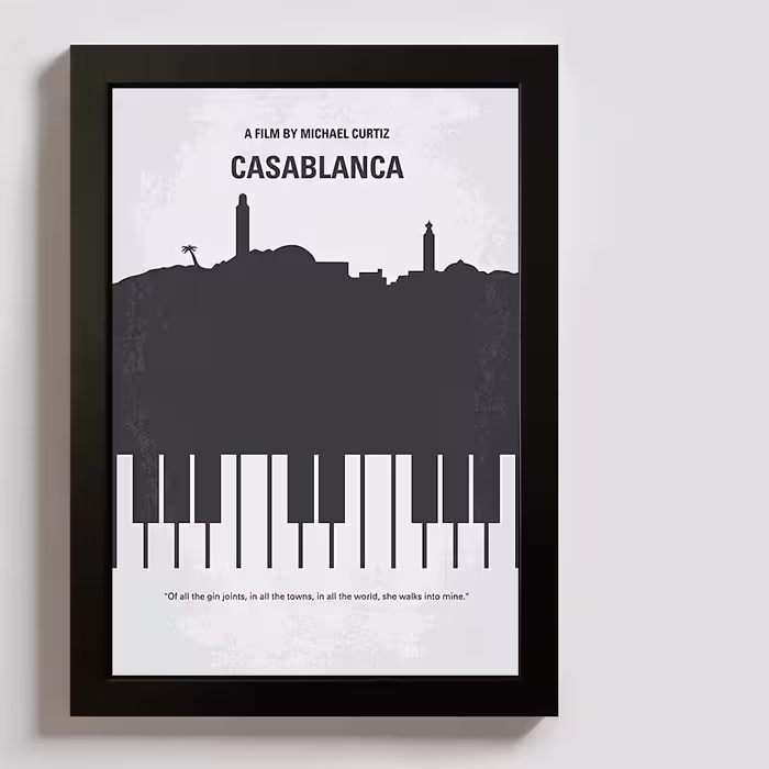 تابلو مدل فیلم casablanca BL036