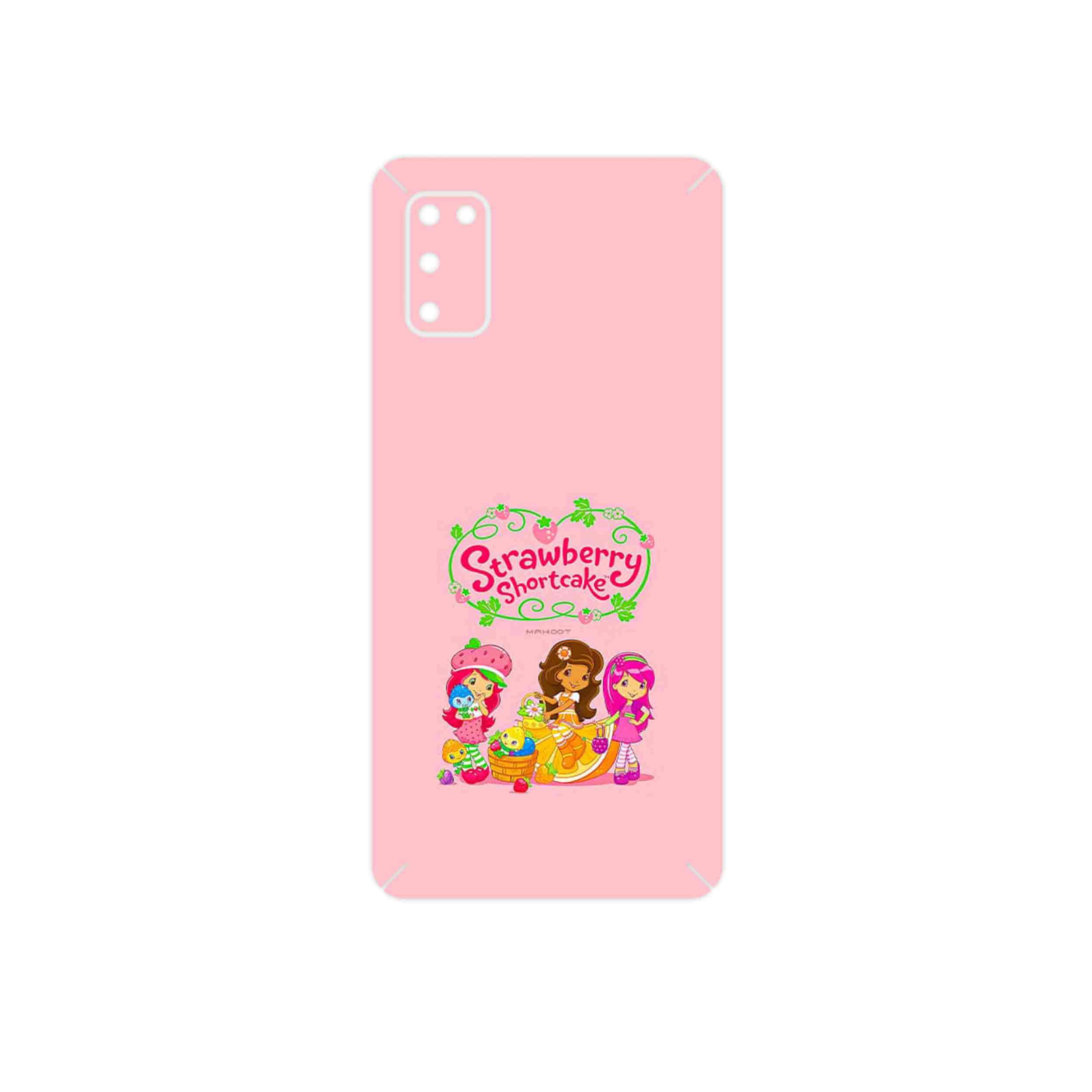برچسب پوششی ماهوت مدل Strawberry Shortcake مناسب برای گوشی موبایل سامسونگ Galaxy A41