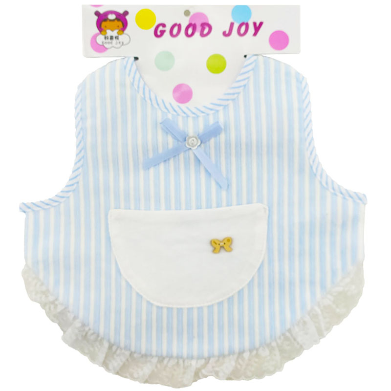 پیش بند دخترانه توری راه راه