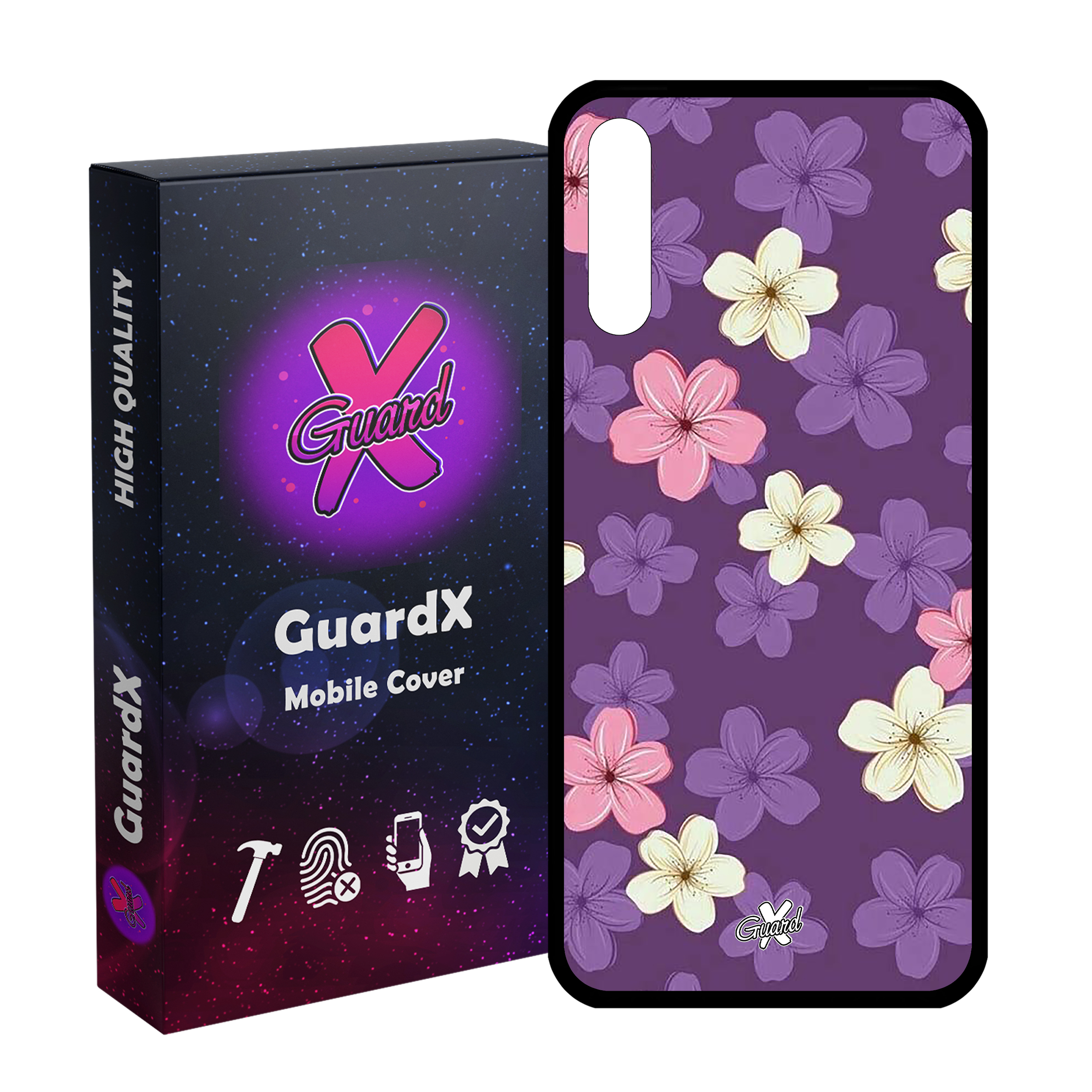 کاور گارد ایکس طرح گل مدل Glass10536 مناسب برای گوشی موبایل آنر 9X/9X Pro/Y9S/P SMART Pro 2019