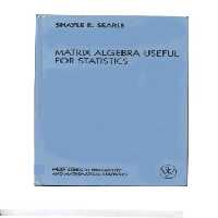 خرید و دانلود نسخه کامل کتاب Matrix Algebra Useful for Statistics (Wiley Series in Probability and Statistics)