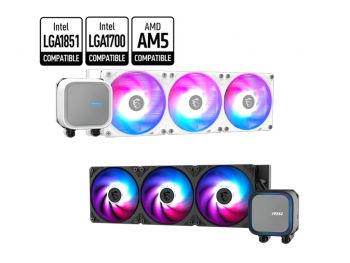 خنک کننده مایع پردازنده ام اس آی مدل MAG CORELIQUID A13 360 ARGB مشکی