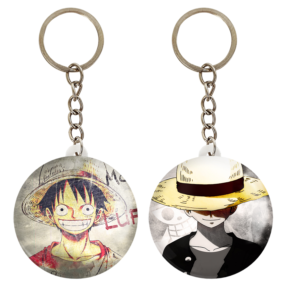 جاکلیدی خندالو مدل لوفی انیمه وان پیس کد 1729417291 مجموعه 2 عددی