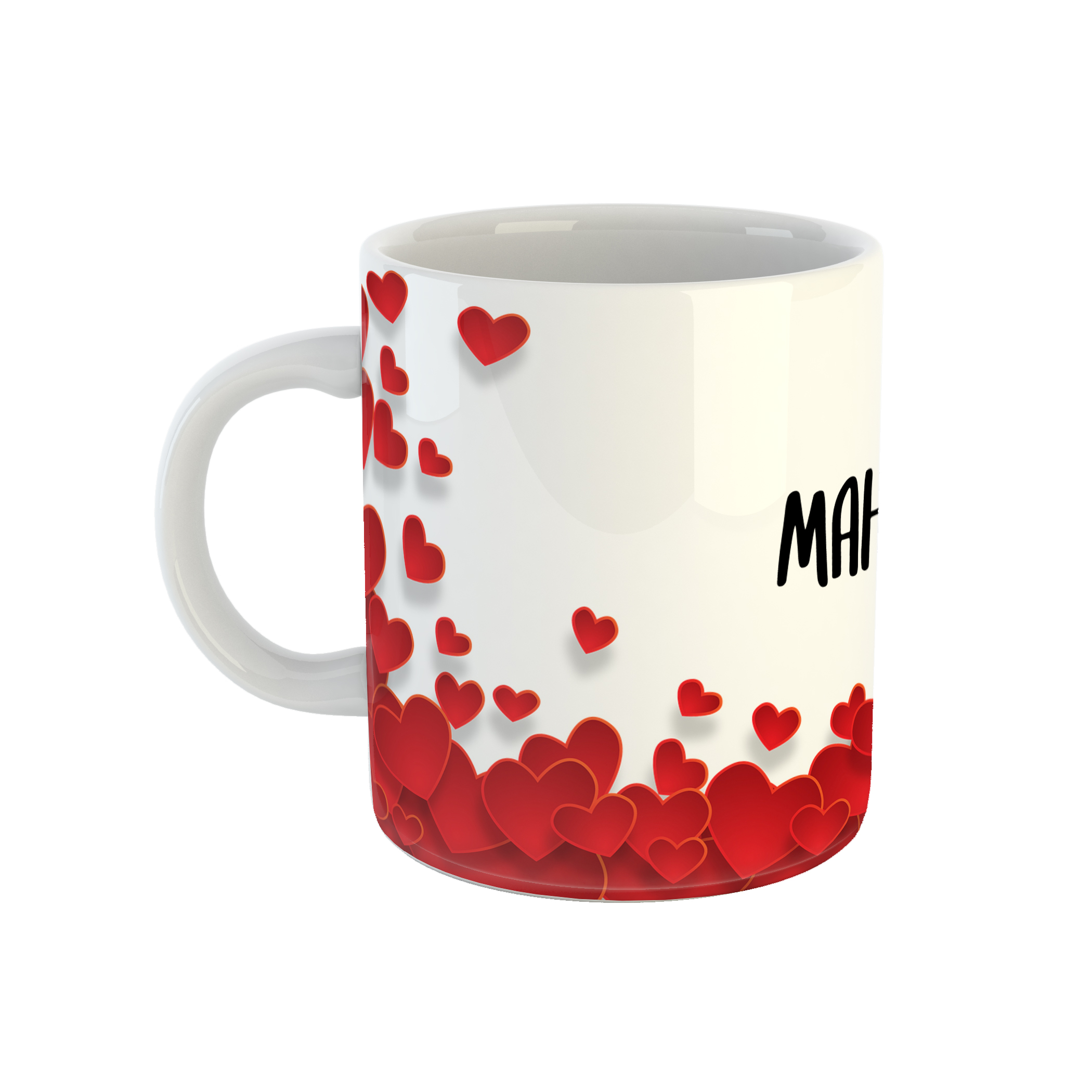 ماگ طرح قلب مدل مهدی