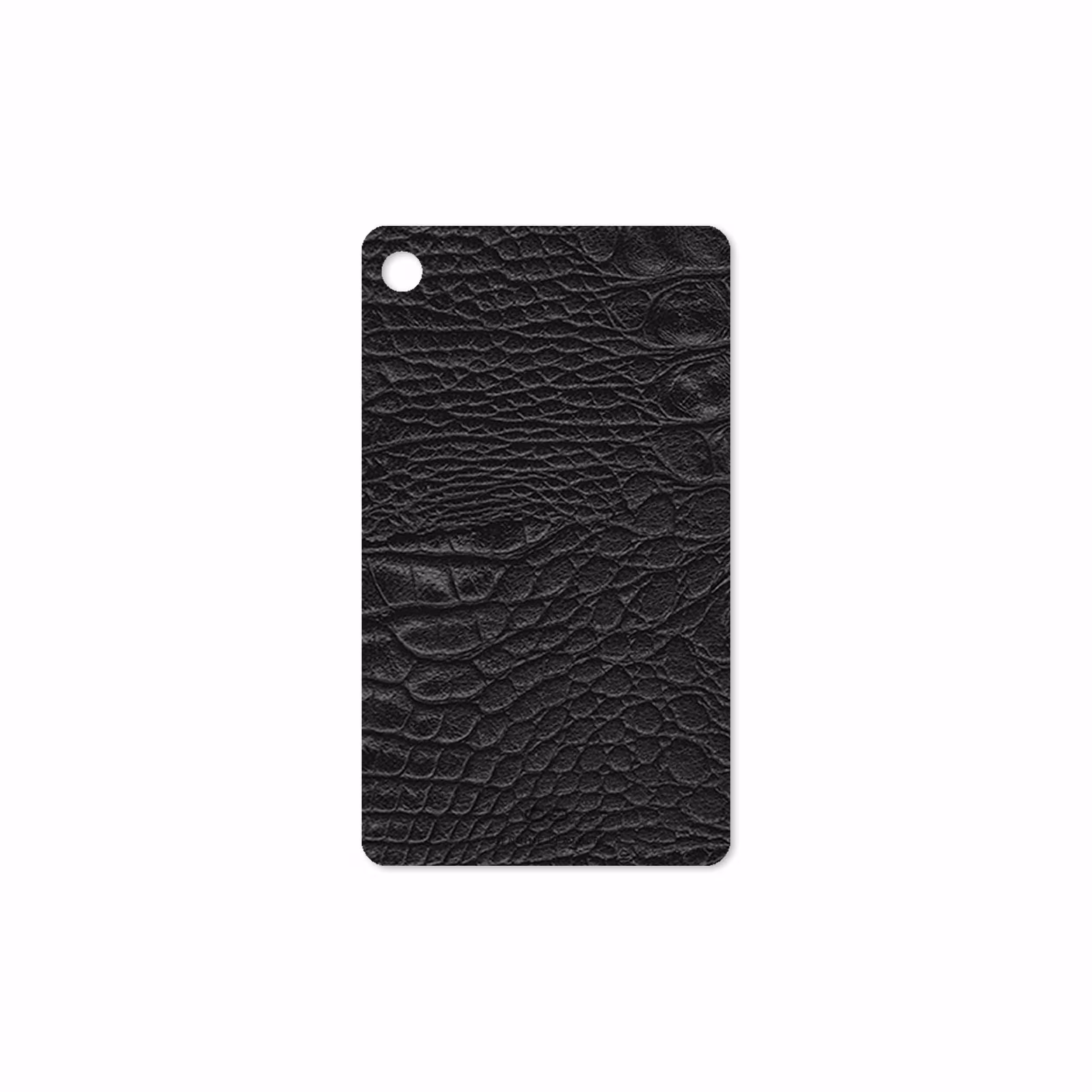 برچسب پوششی ماهوت مدل Black-Crocodile-Leather مناسب برای تبلت لنوو Tab M7 2019