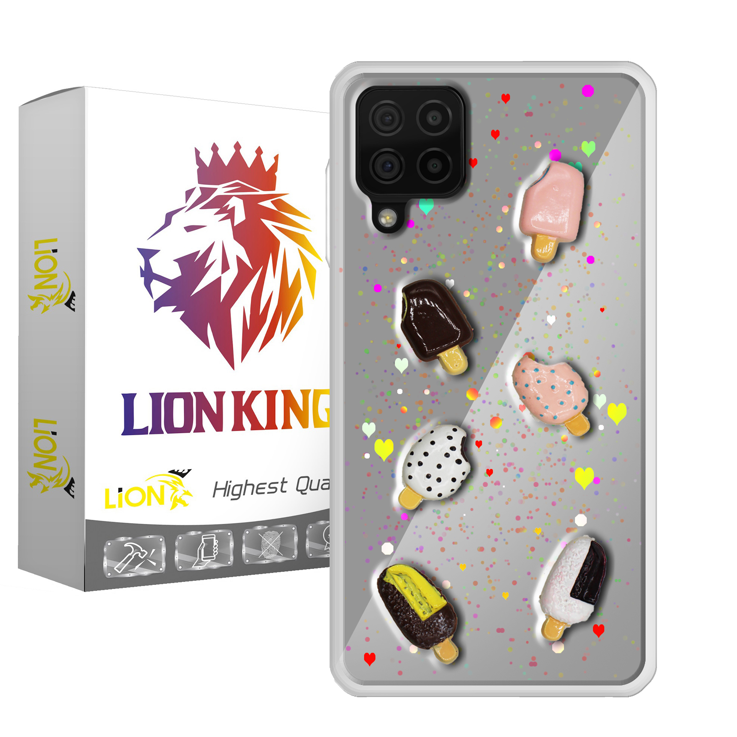 کاور لاین کینگ مدلicecrime مناسب برای گوشی موبایل سامسونگ Galaxy A22 4G