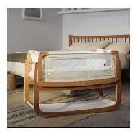 تخت کنار مادر و گهواره چوبی ایس ایز isiz