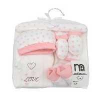 ست لباس بیمارستانی نوزاد دختر مادرکر طرح قلب Mothercare