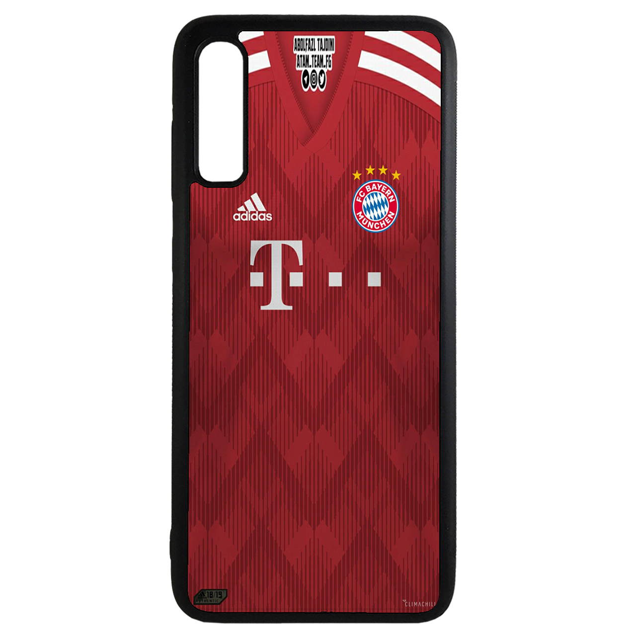 کاور طرح بایرن مونیخ کد 1146 مناسب برای گوشی موبایل سامسونگ galaxy a70