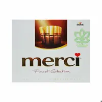 شکلات تلخ 4 طعم 250 گرم مرسی - merci