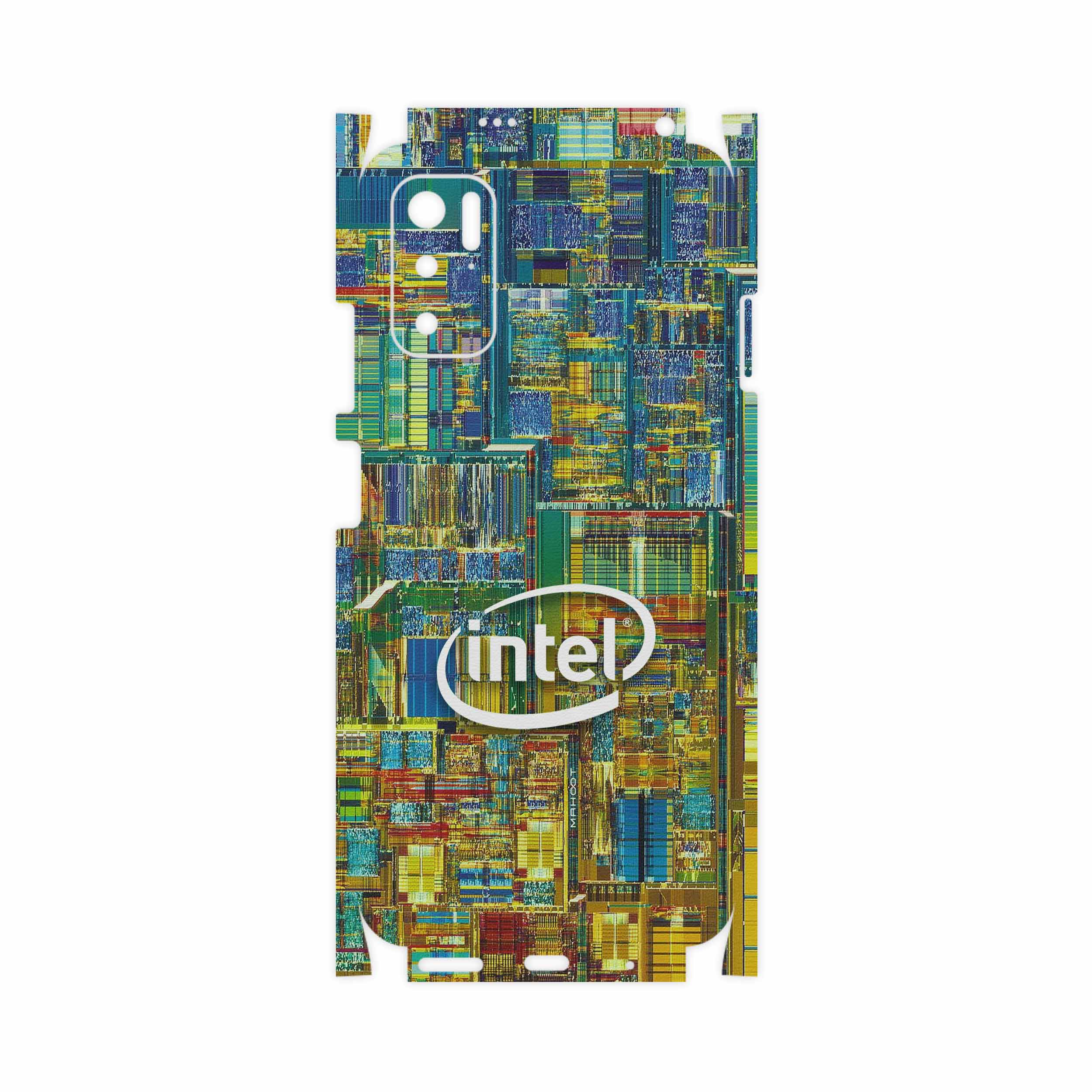 برچسب پوششی ماهوت مدل Intel-Brand-FullSkin مناسب برای گوشی موبایل شیائومی Poco M3 Pro 5G