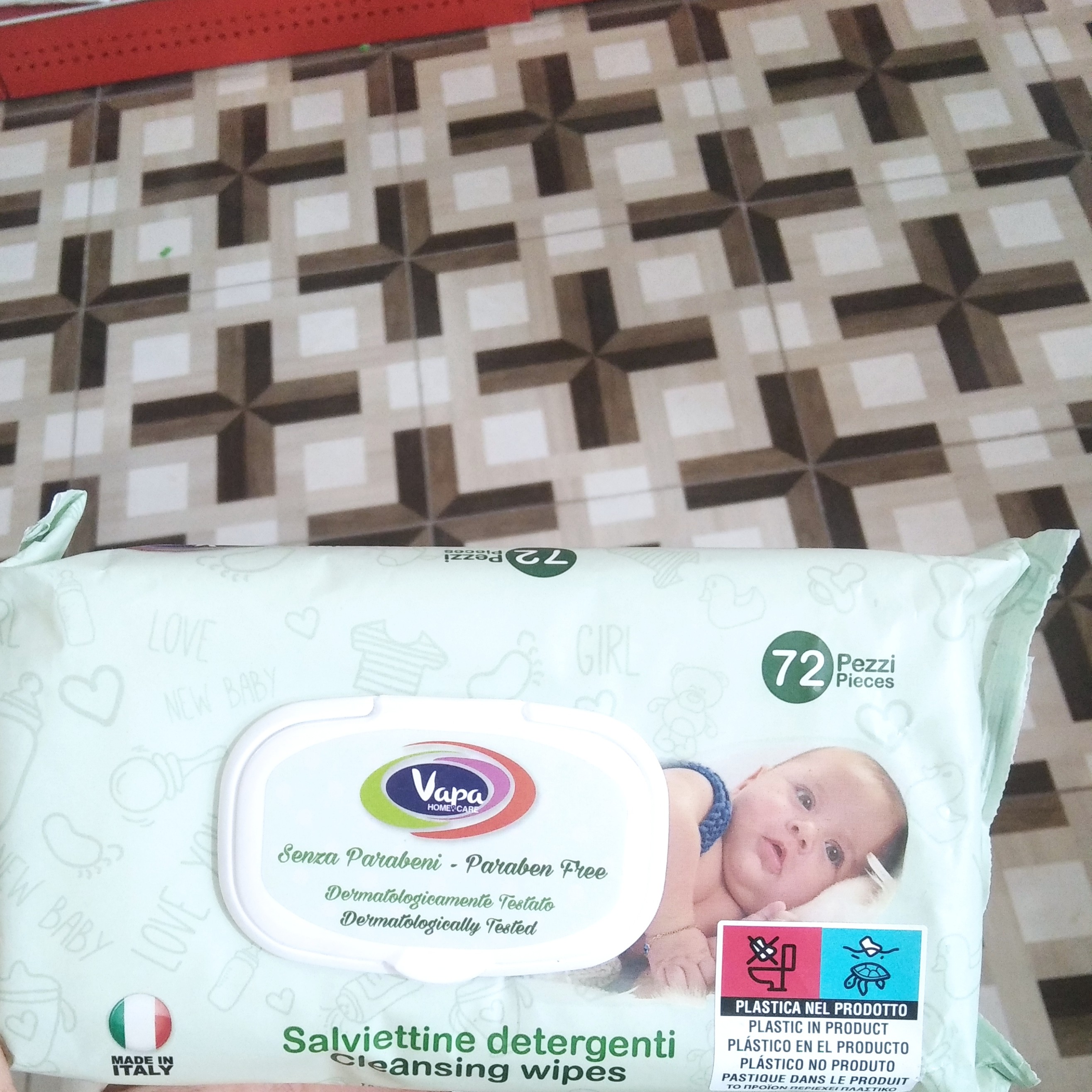 دستمال مرطوب VAPA واپا 72 برگ

