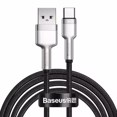 کابل تبدیل USB به USB-C باسئوس مدل 66W طول 1 متر