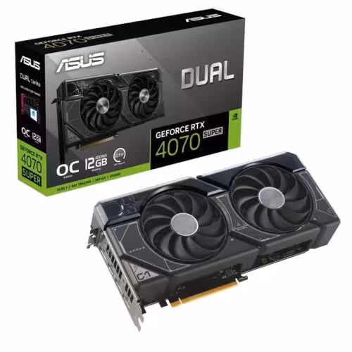 کارت گرافیک ایسوس GeForce RTX 4070 SUPER OC Edition 12GB (آکبند-گارانتی اصلی)