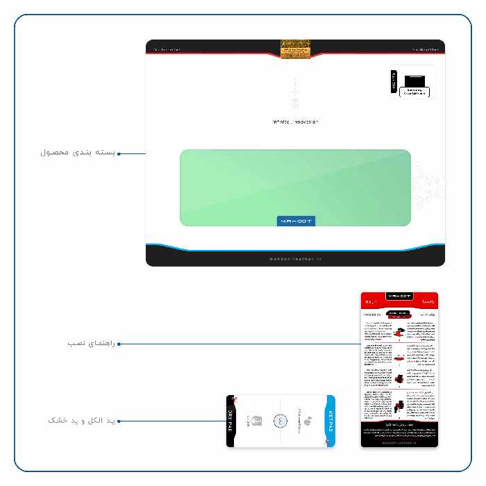 برچسب پوششی ماهوت مدل Fluorescence مناسب برای تبلت سامسونگ Galaxy Tab S6 2019 SM-T865