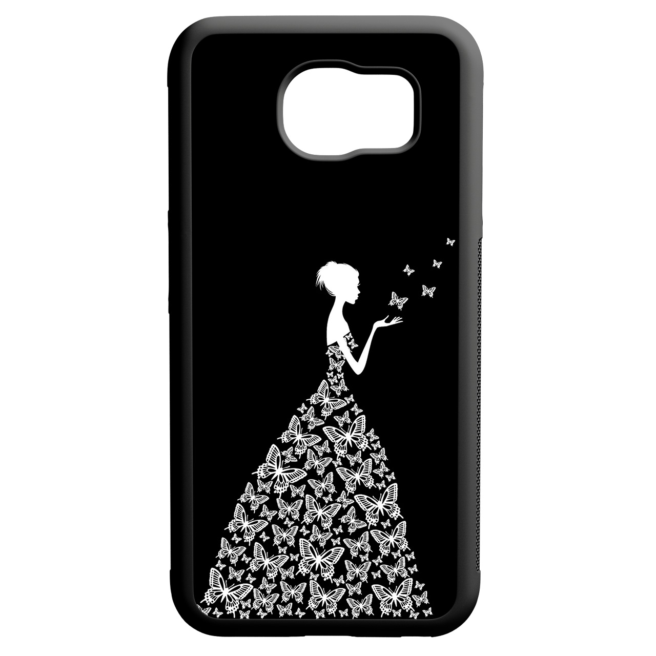 کاور طرح دخترانه کد 110142 مناسب برای گوشی موبایل سامسونگ galaxy s6