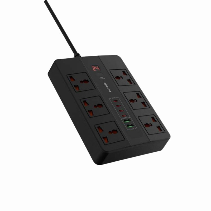 چند راهی برق پرودو مدل Porodo PD-FWCH009 3M BK   گارانتی اصلی یکساله