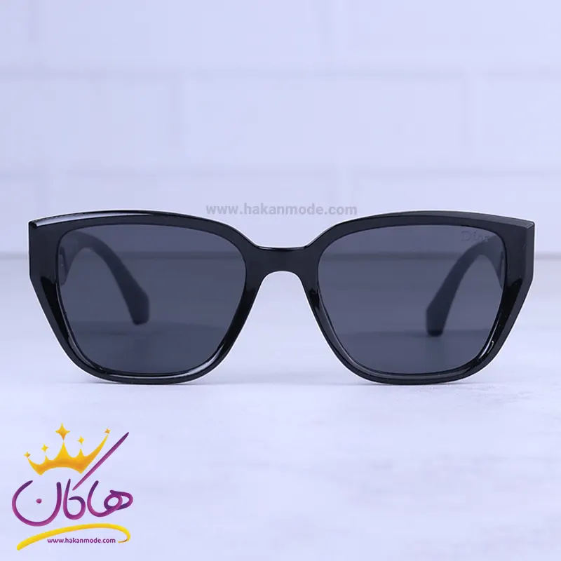 عینک آفتابی دیور زنانه فریم گربه ای مشکی 1002/2